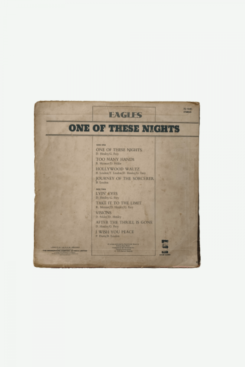 One Of These Nights - Eagles Preowned Vinyl Record (VG-) - Image 3