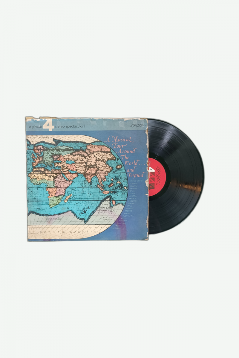 Musical Tour Around The World...And Beyond! - Various Preowned Vinyl Record Free Map Inside(P)