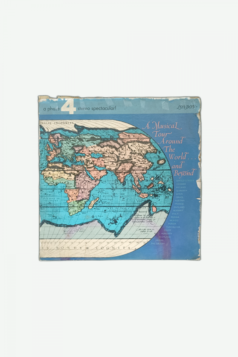 Musical Tour Around The World...And Beyond! - Various Preowned Vinyl Record Free Map Inside(P) - Image 2