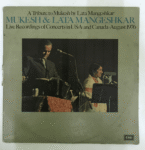 A Tribute To Mukesh By Lata Mangeshkar (Live Recordings Of Concerts In U•S•A• And Canada-August 1976) - Mukesh Used Vinyl LP Record