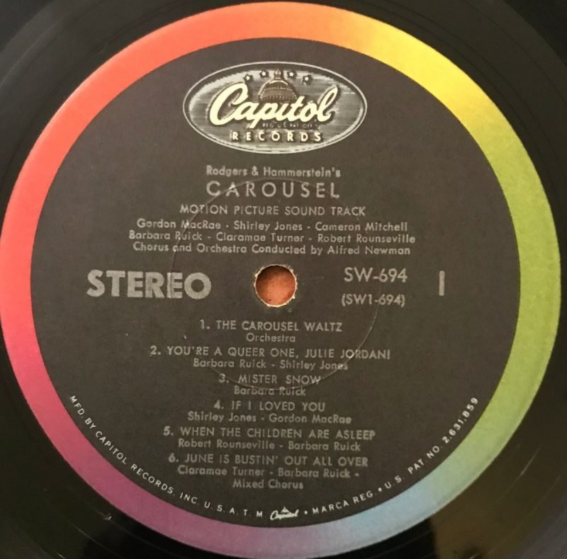 Carousel (From The Sound Track Of The Motion Picture) - Rodgers & Hammerstein Used Vinyl LP Record - Image 4