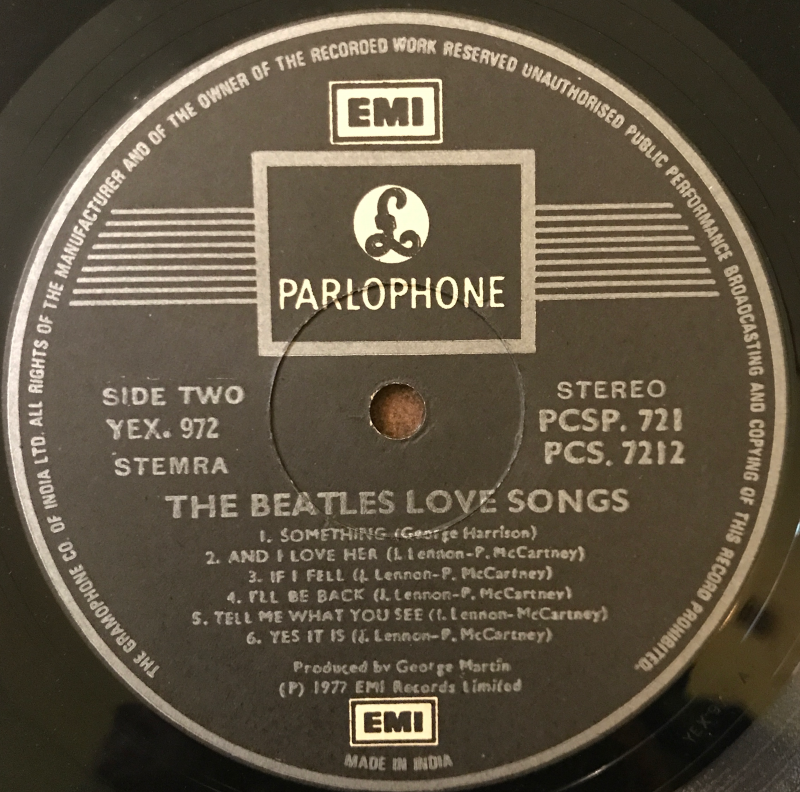 Love Songs - The Beatles Used Vinyl LP Record - Image 5