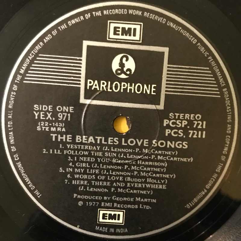 Love Songs - The Beatles Used Vinyl LP Record - Image 6