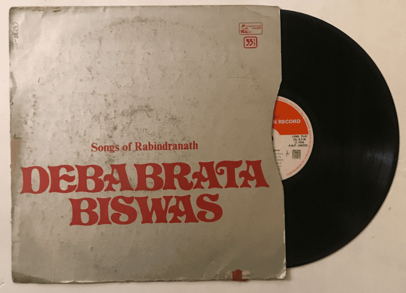 Songs of Rabindranath - Debabrata Biswas Used Vinyl LP Record