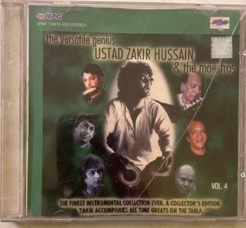 The Versatile Genius Ustad Zakir Hussain & The Maestros (Vol. 4) - Zakir Hussain Used Audio CD