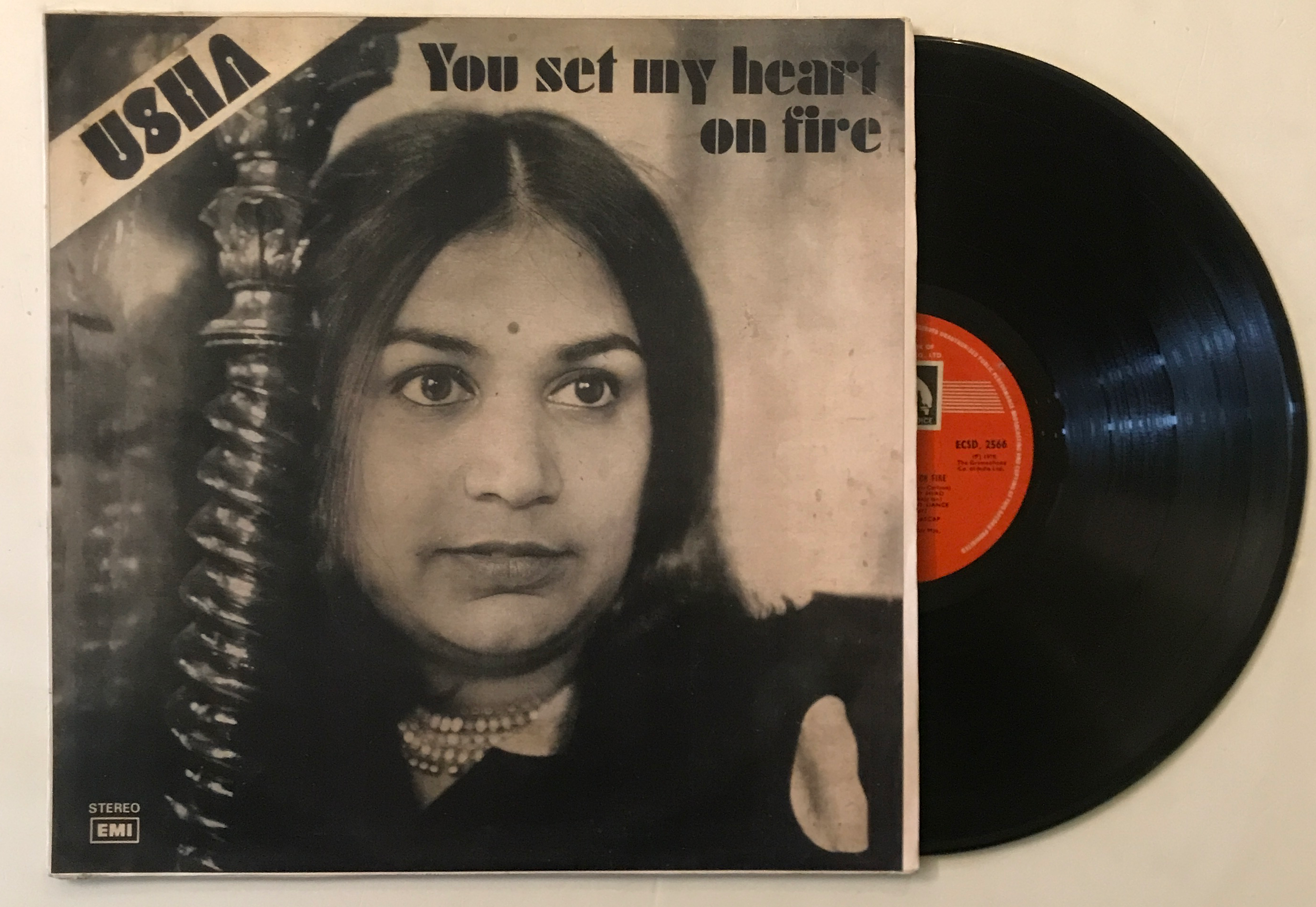 You Set My Heart On Fire - Usha Uthup Used Vinyl LP Record