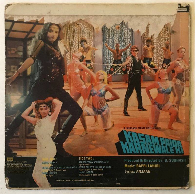 Kasam Paida Karnewale Ki - Bappi Lahiri Used Vinyl LP Record - Image 3