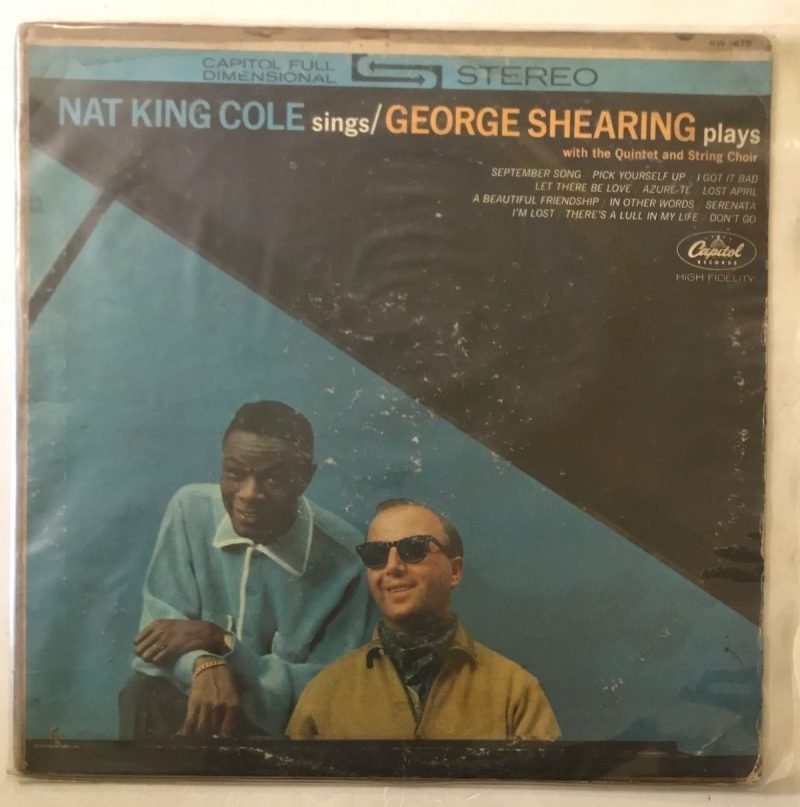 Nat King Cole Sings / George Shearing Plays - Nat King Cole Used Vinyl LP Record - Image 2