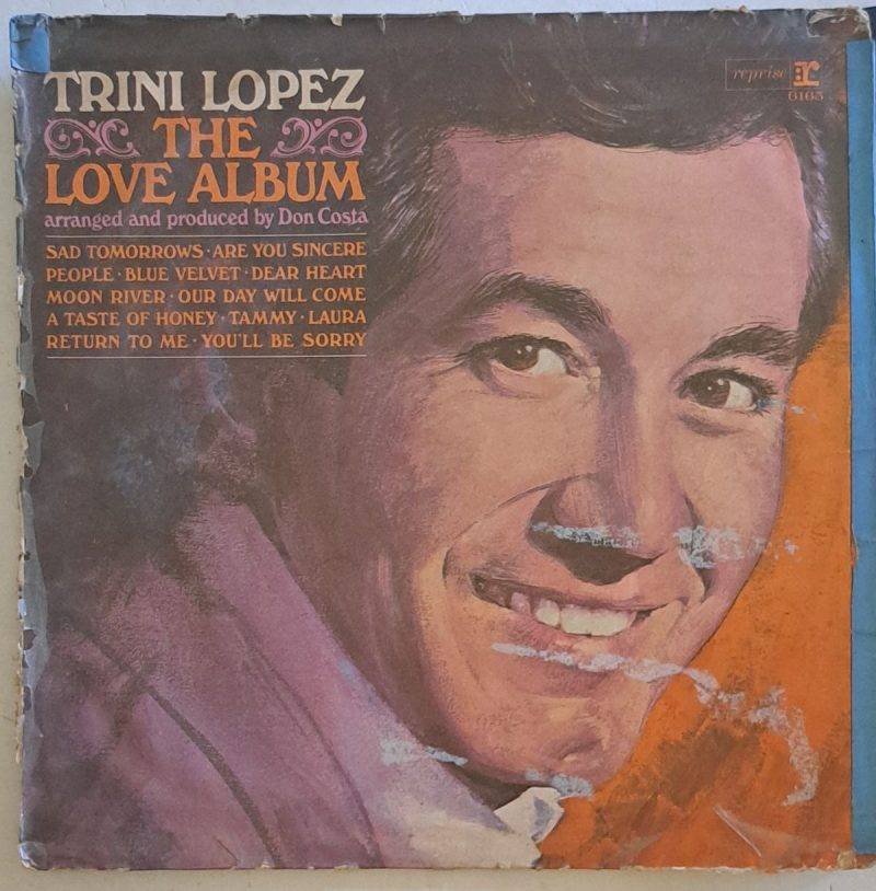 The Love Album - Trini Lopez Used Vinyl LP Record - Image 2