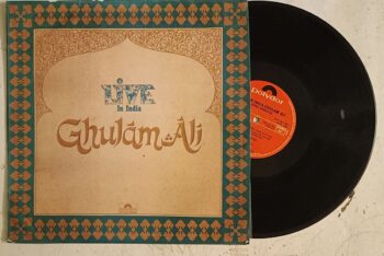 Live In India (Urdu Ghazals) - Ghulam Ali Used Vinyl LP Record