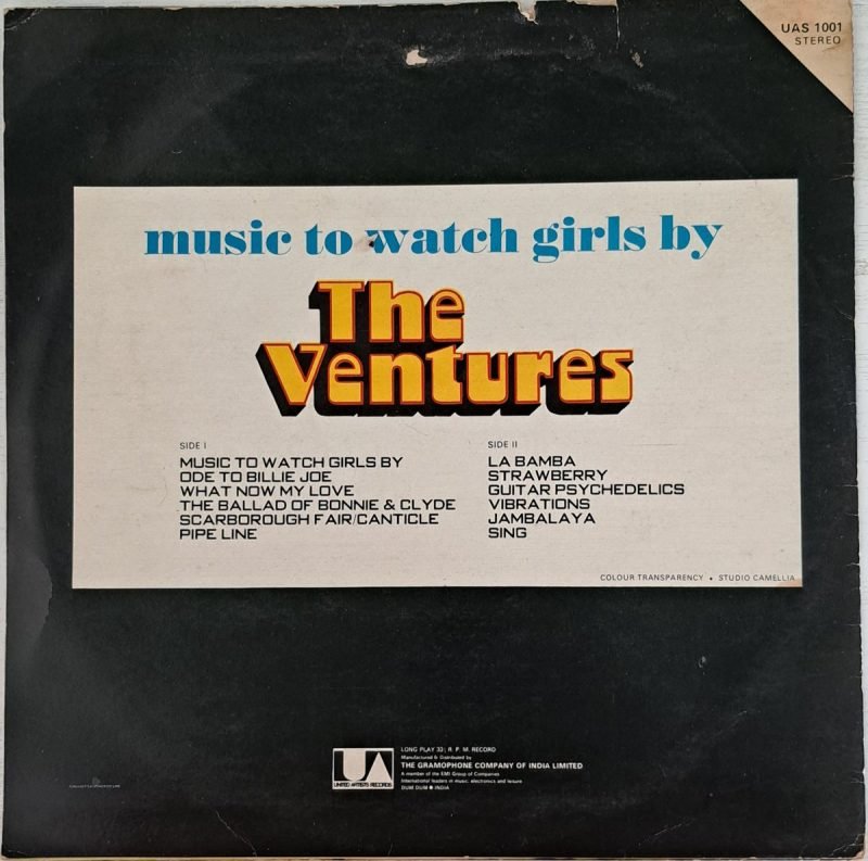 Music To Watch Girls By - The Ventures Used Vinyl LP Record - Image 3