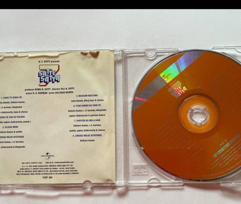 Satte Pe Satta - R. D. Burman Used Audio CD - Image 2