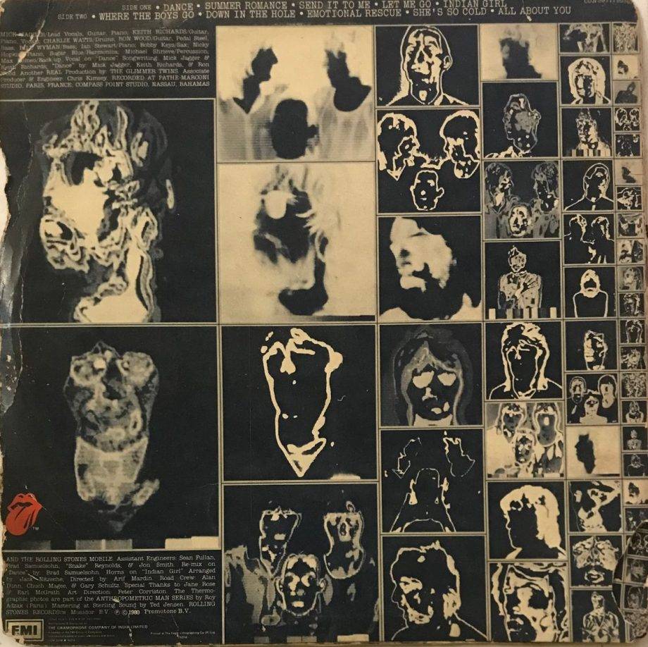 Emotional Rescue - The Rolling Stones Used Vinyl LP Record - Image 2