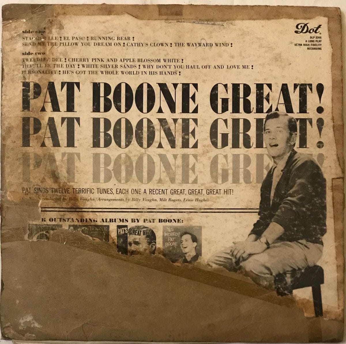 Great! Great! Great! - Pat Boone Used Vinyl LP Record
