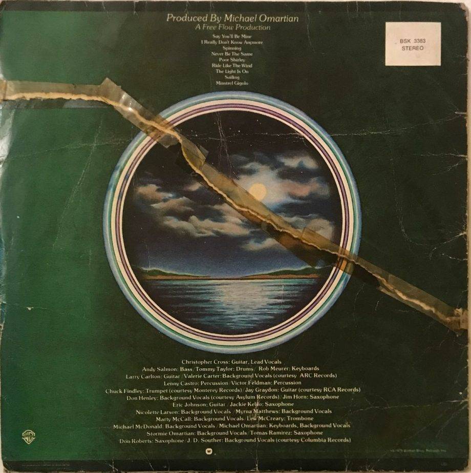 Christopher Cross - Christopher Cross Used Vinyl LP Record - Image 2