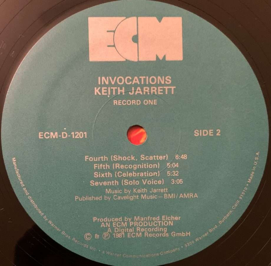 Invocations / The Moth And The Flame - Keith Jarrett Used Vinyl LP Record - Image 4