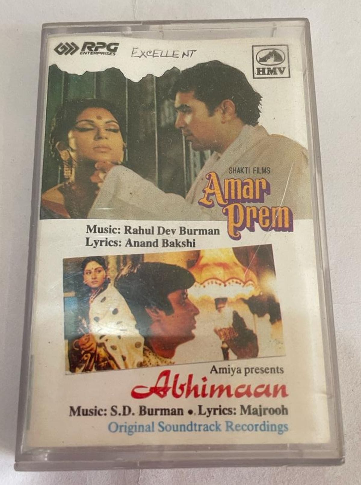 AMAR PREM &amp; ABHIMAAN - Various Used Audio Cassette (VG+)