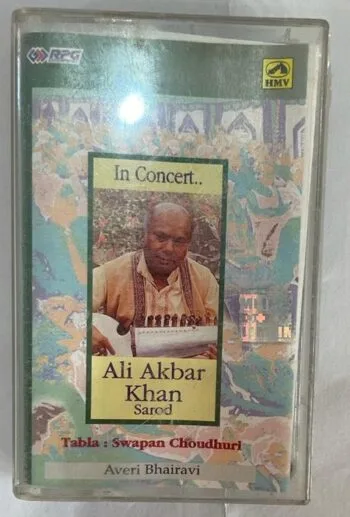 IN CONCERT WITH ALI AKBAR KHAN - ALI AKBAR KHAN Used Audio Cassette (VG+)