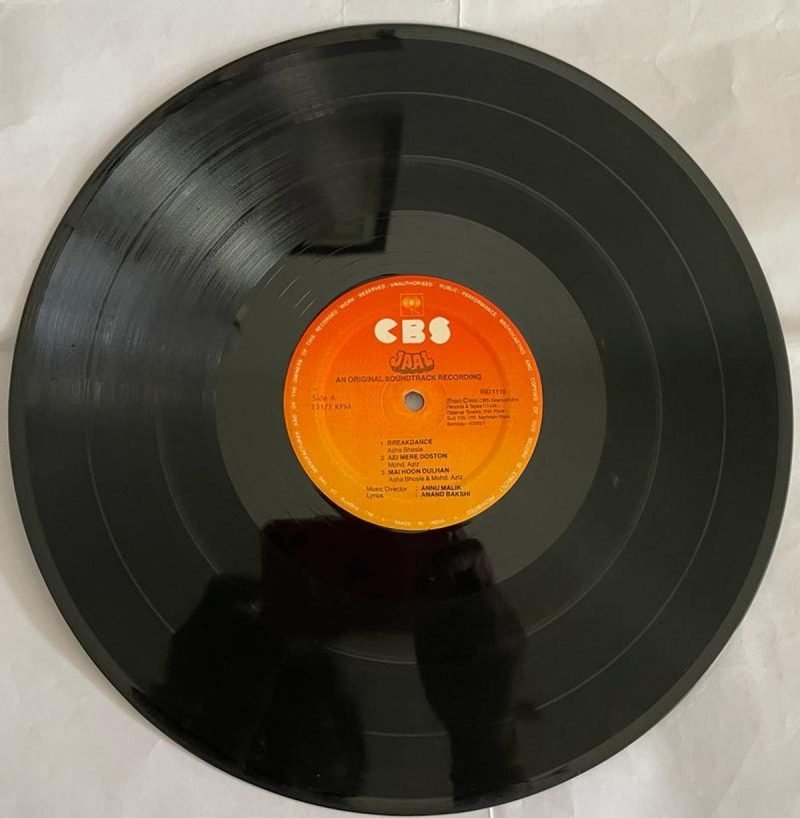 Jaal - Anu Malik Used Vinyl LP Record (VG-) - Image 4