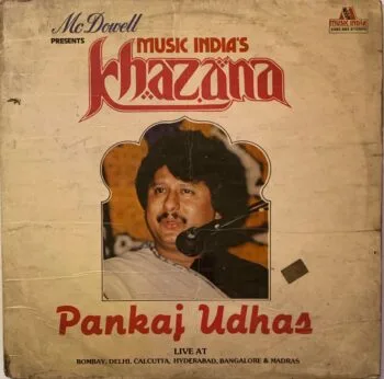 Pankaj Udhas (Live At Bombay, Delhi, Calcutta, Hyderabad, Bangalore & Madras) - Pankaj Udhas Used Vinyl LP Record (VG-)