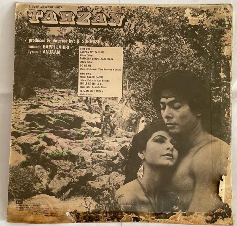 Tarzan - Bappi Lahiri Used Vinyl LP Record (VG) - Image 3