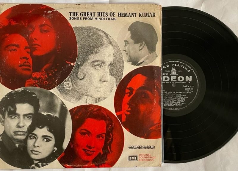 The Great Hits Of Hemant Kumar (Songs From Hindi Films) - Hemant Kumar Used Vinyl LP Record (VG)