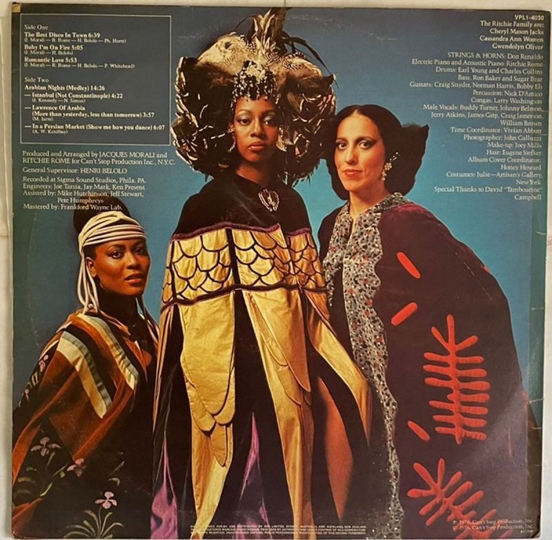 Arabian Nights - The Ritchie Family Used Vinyl LP Record (VG-) - Image 3