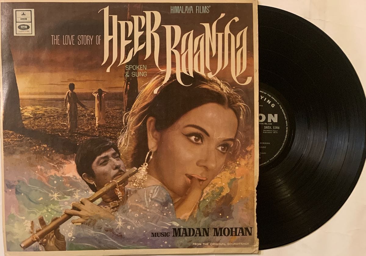Heer Raanjha - Madan Mohan Used Vinyl LP Record (VG)