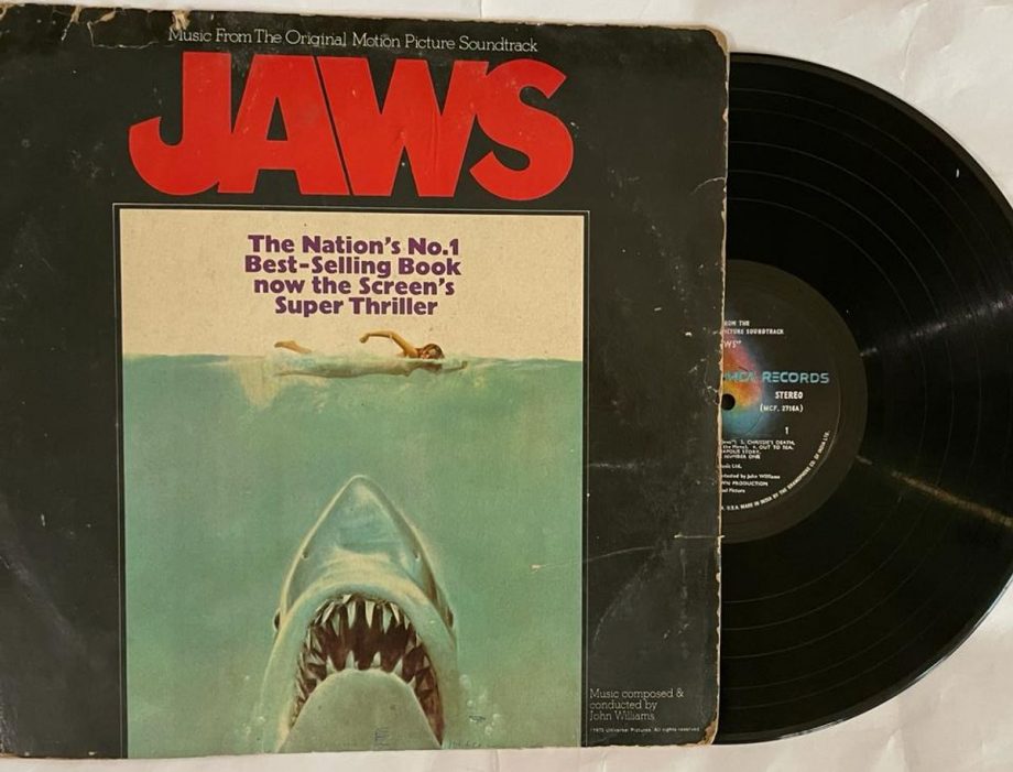 Jaws (Music From The Original Motion Picture Soundtrack) - John Williams (4) Used Vinyl LP Record (VG+)
