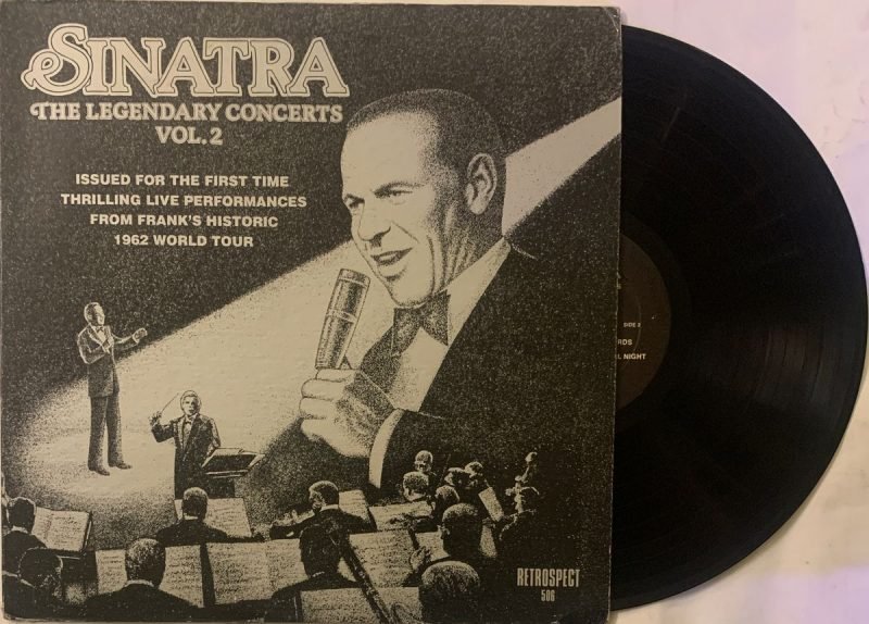 Sinatra - The Legendary Concerts Volume 1 - Frank Sinatra Used Vinyl LP Record (VG) - Image 4