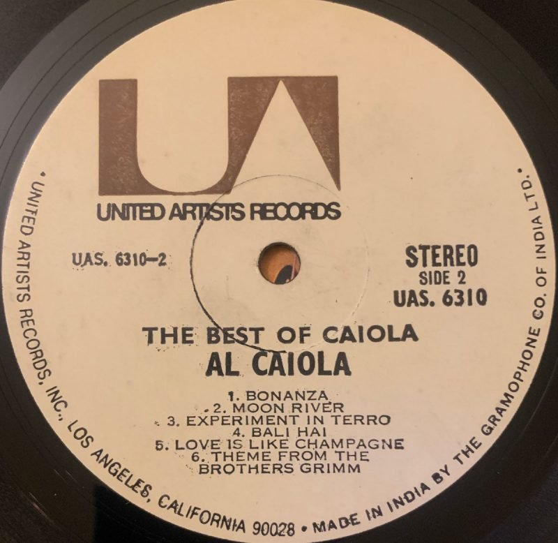 The Best Of Al Caiola - Al Caiola Used Vinyl LP Record (P) - Image 3