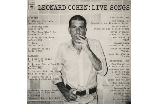 Leonard Cohen - Live Songs