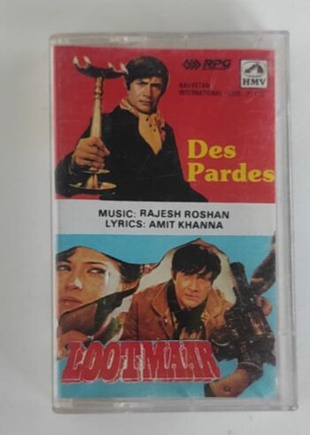 Des Pardes / Lootmaar - Rajesh Roshan Used Audio Cassette (M)