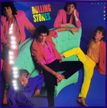 Dirty Work - The Rolling Stones Used Vinyl LP Record (NM)  Japanese Pressing