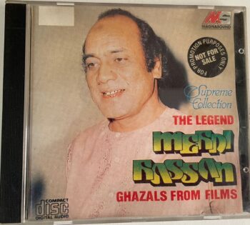 The Legend: Ghazals From Films - Mehdi Hassan Used Audio CD (VG)