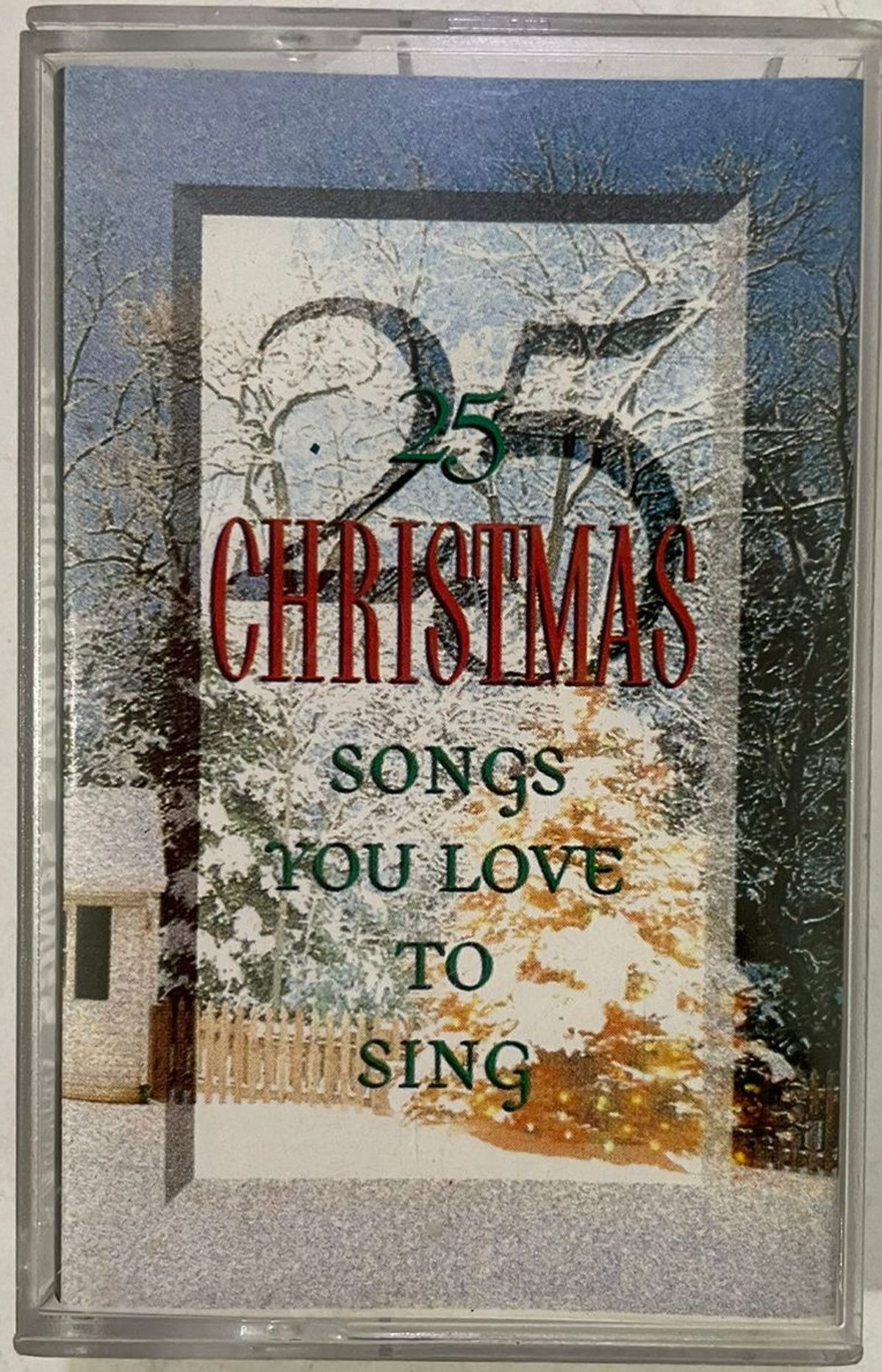 25 CHRISTMAS SONGS YOU LOVE TO SING - VARIOUS Used Audio Cassette (VG-)  - VARIOUS Used Audio Cassette (VG-)