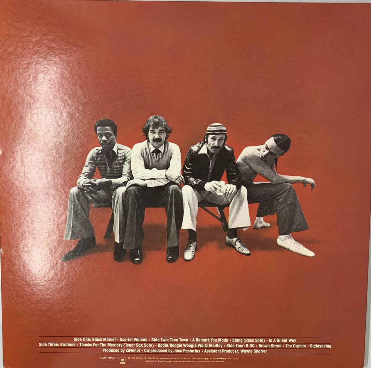 8:30 - Weather Report Used Vinyl LP Record (NM)  Japanese Pressing