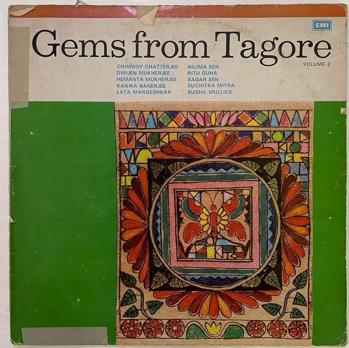 Gems from Tagore Volume - 2 - Chinmoy Chatterjee Used Vinyl LP Record (VG-) - Image 2