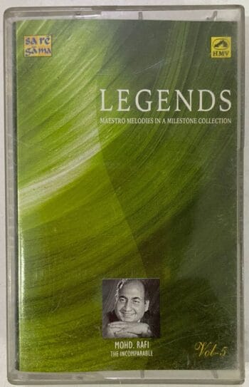 LEGENDS - MOHD. RAFI Used Audio Cassette (VG)