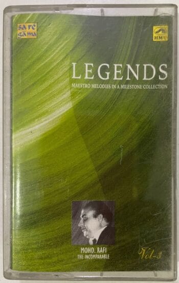 LEGENDS - MOHD. RAFI Used Audio Cassette (VG)