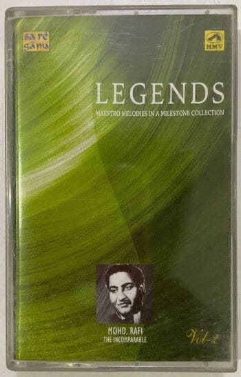 LEGENDS - MOHD. RAFI Used Audio Cassette (VG)
