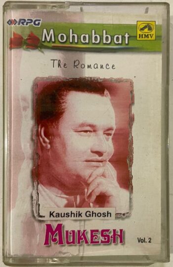 MOHABBAT - THE ROMANCE - MUKESH Used Audio Cassette (VG+)