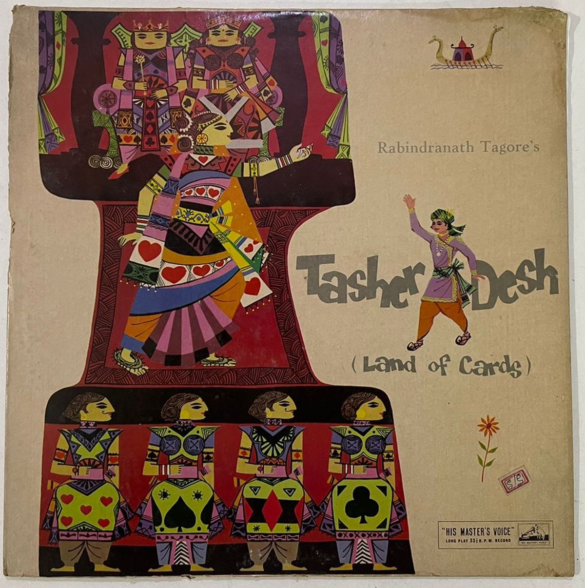 RabindranathTagoresTasherDeshLandOfCardsKanikaBanerjeeUsedVinylLPRecordVG_image0_1722231978060.jpg