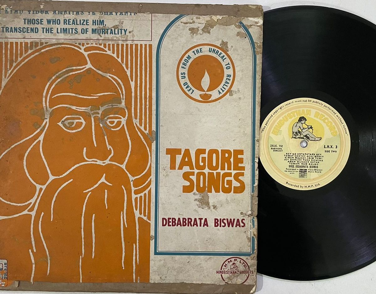 TAGORE SONGS - DEBABRATA BISWAS Used Vinyl LP Record (VG-)