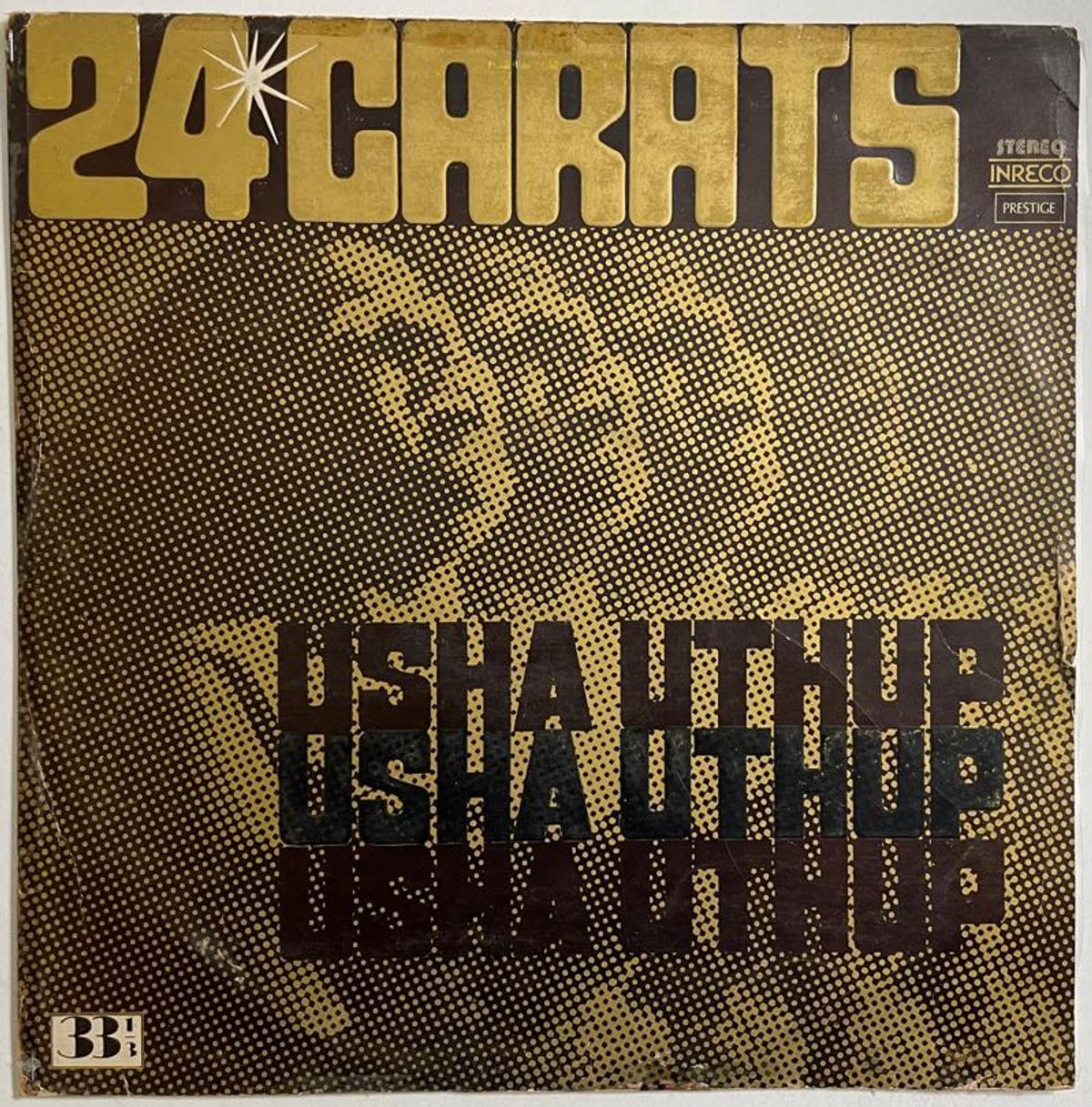24 Carats  - Usha Uthup Used Vinyl LP Record (VG)