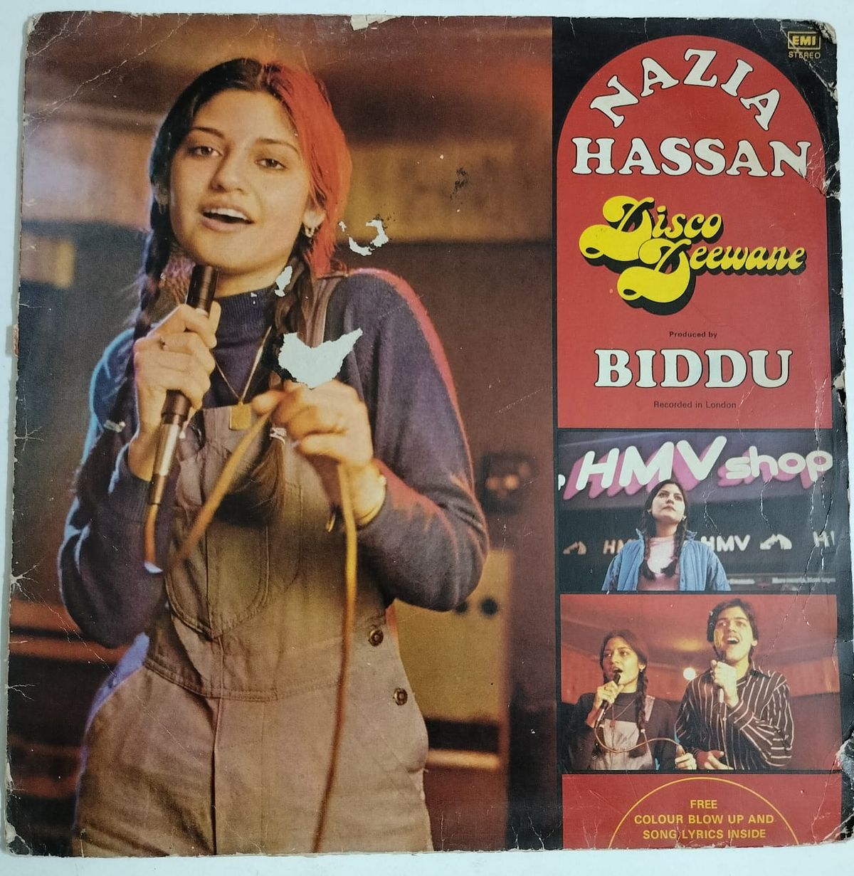 Disco Deewane - Nazia Hassan Used Vinyl LP Record (VG-)