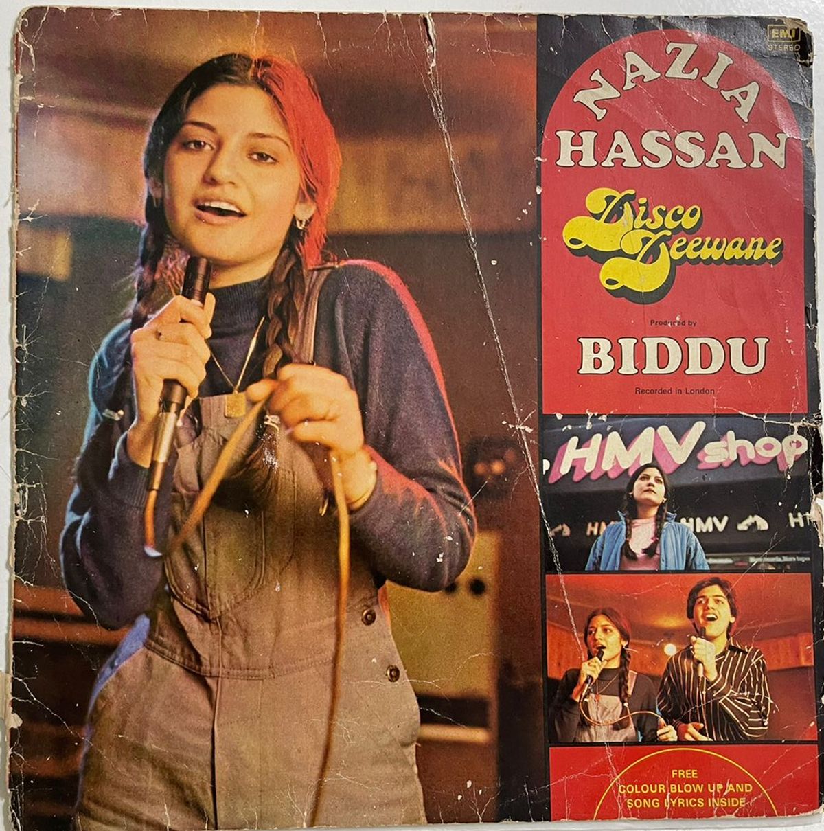 Disco Deewane - Nazia Hassan Used Vinyl LP Record (VG+)