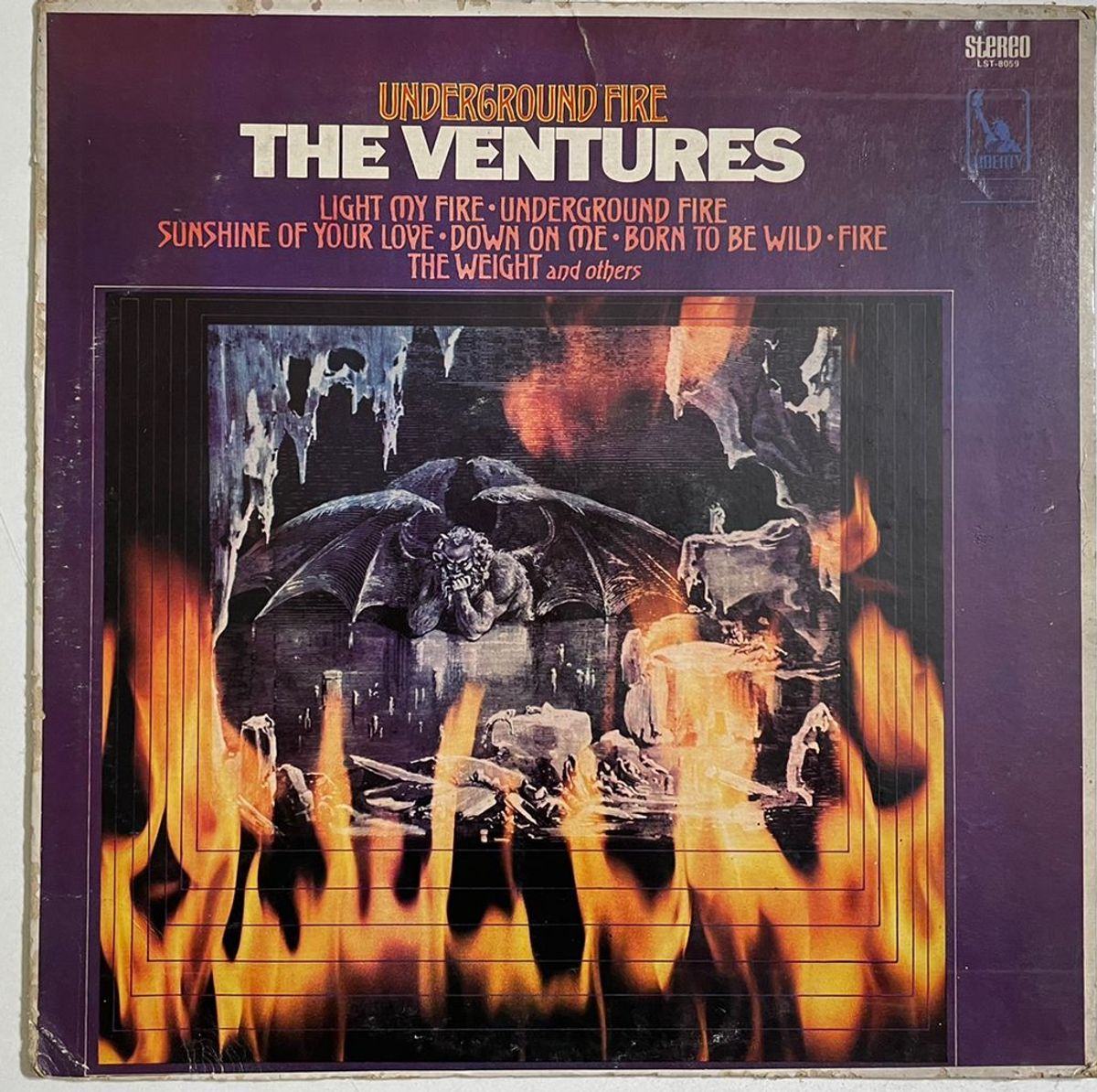 Underground Fire - The Ventures Used Vinyl LP Record (VG+)