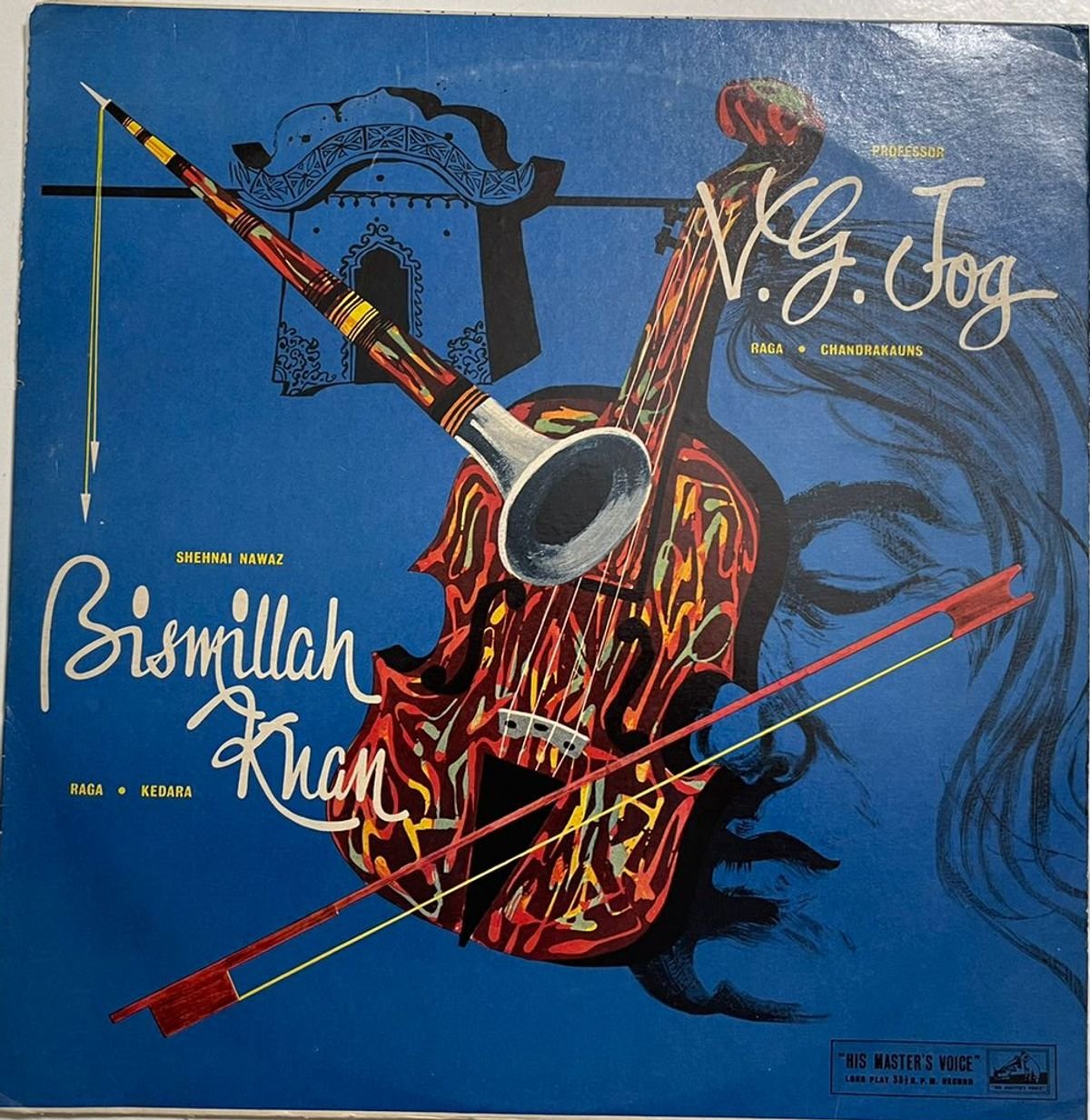 Jugalbandi - Shehnai & Violin - Bismillah Khan Used Vinyl LP Record (VG-)