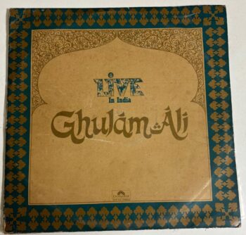 Live In India (Urdu Ghazals) - Ghulam Ali Used Vinyl LP Record (VG-)